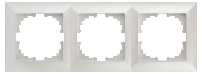 Рамка 3-м СП Solo 4-503-06 перламутр Intro Б0053996