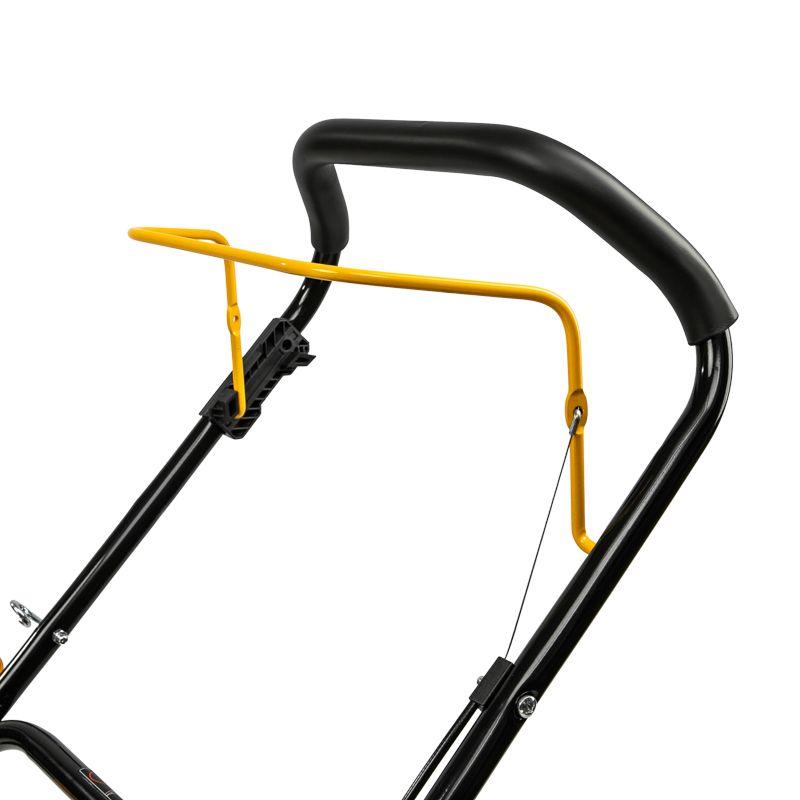 Газонокосилка бензиновая KR-430NSP несамоходная 150куб.см 43см Kranz KR-16-1235