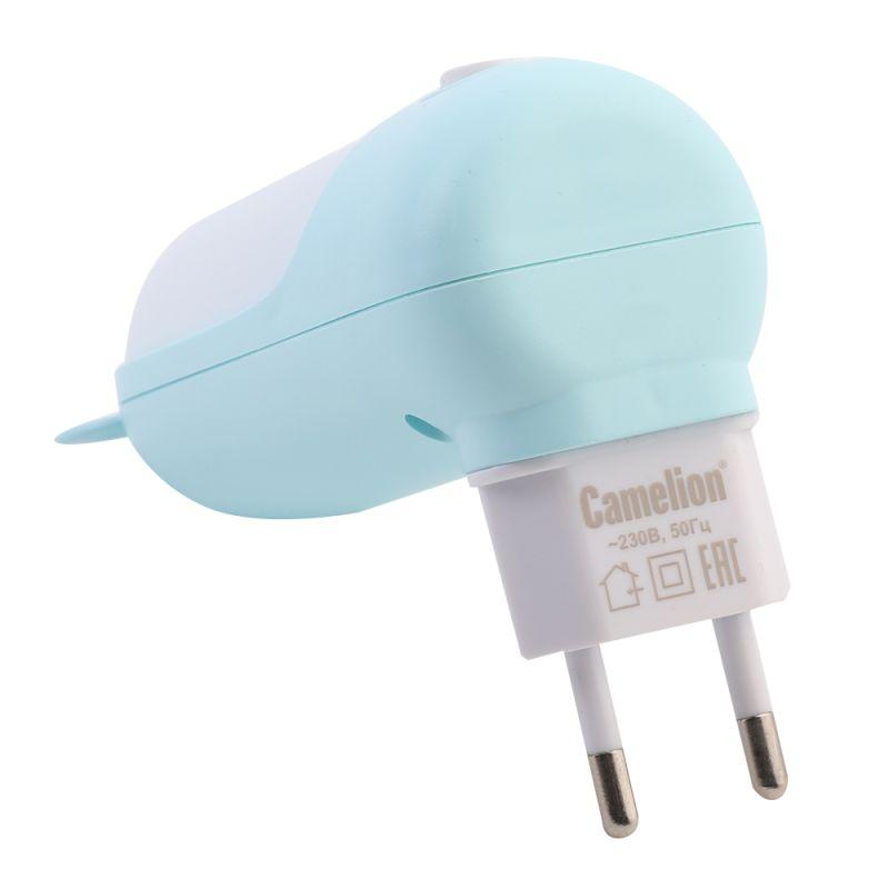 Ночник светодиодный NL-256 "уши" с выкл. 220В Camelion 15374