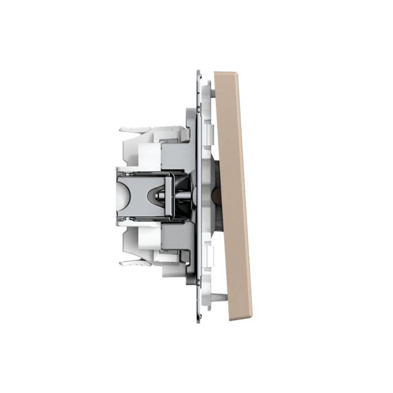 Переключатель 1-кл. ArtGallery 10AX быстрозажим. клем. механизм песочн. SE GAL001261S