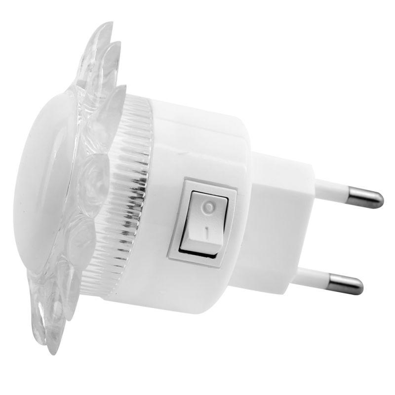 Светильник светодиодный ночник LED "Солнце" RGB 220В Camelion NL-257 15375