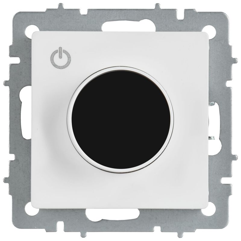 Термостат электронный BRITE СП ТС10-1-БрАБ с индикацией механизм арктич. бел. IEK BR-RT11-K91