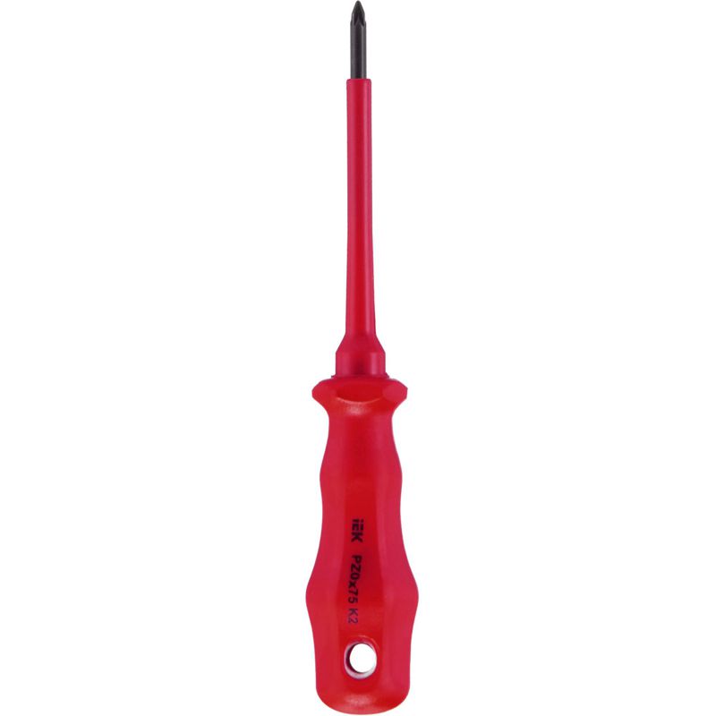 Отвертка диэлектрическая крестовая PZ0х75 K2 K2 1000В ARMA2L 3 IEK A2L3-SC30-K2-PZ-00-075