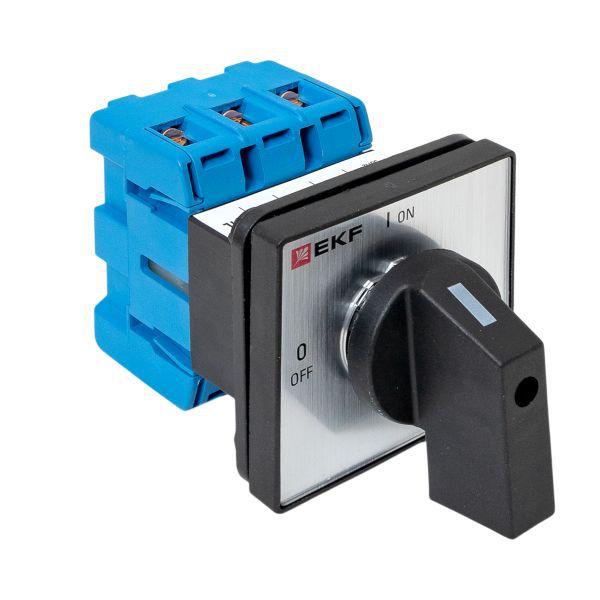 Переключатель кулачковый ПК-2-13 3П 63А "ВКЛ-ВЫКЛ" EKF pk-2-13-63