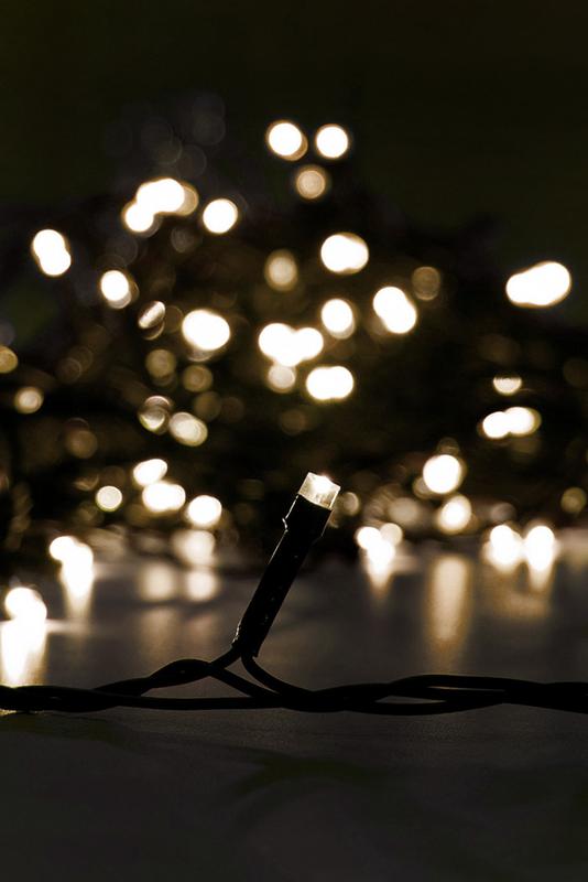 Гирлянда "Нить" LD100C-GWW 100LED тепл. бел. 10м 8 режимов IP44 SHLights 4690601052919