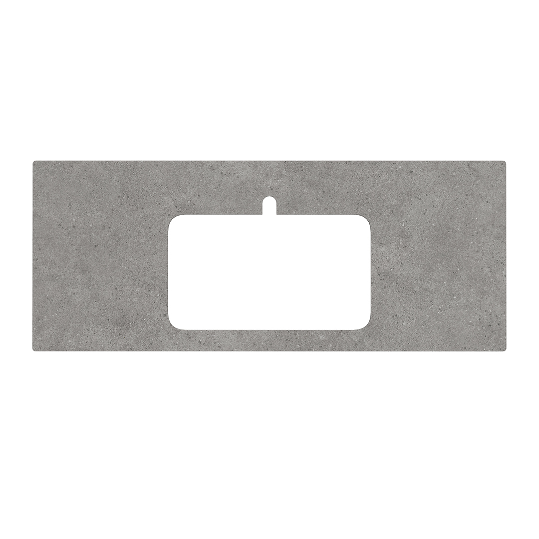 Спец. декоративное изделие для раковин, встраиваемых сверху, 120 см Фондамента серый