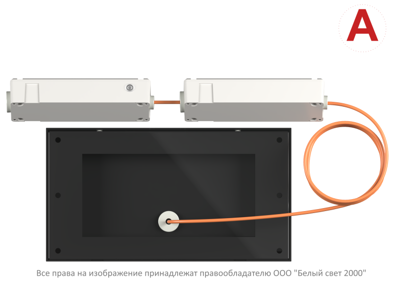Светильник аварийный BS-CUSTOS-53-L1-INEXI 4000К Black (-60) Белый свет a32343