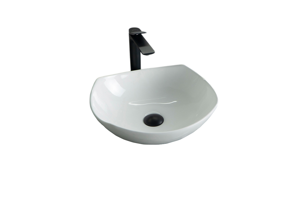 Раковина Gid N9412 51191 накладная белая 41.5x38x14