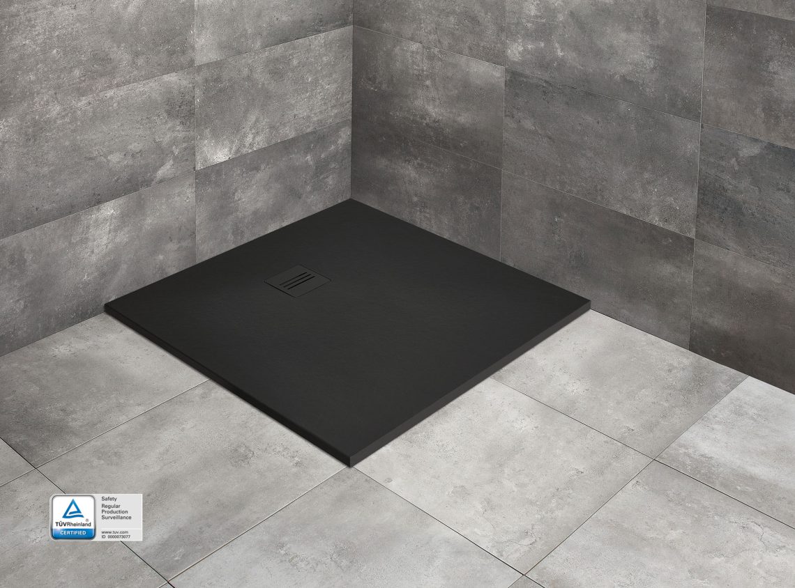 Душевой поддон Kyntos C 90x90 black