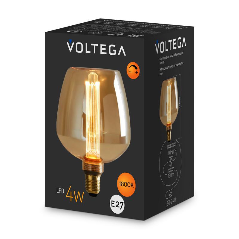 Лампа светодиодная Loft Led S123163 4Вт 1800К E27 DIM Voltega 8544