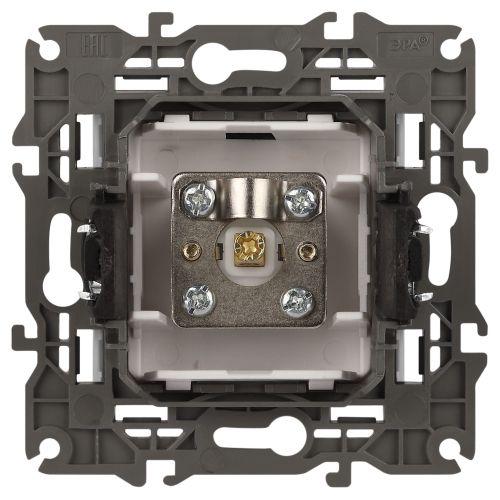 Розетка телевизионная одиночная TV Elegance 14-3101-01М матов. бел. Эра Б0065813