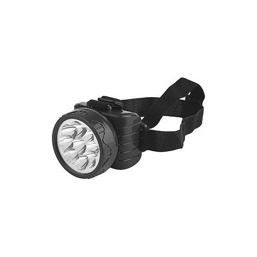 Фонарь аккумуляторный налобный TG9 9LED аккум. 4В 0.9А.ч ЗУ 220В (картон. упак.) Трофи C0045557