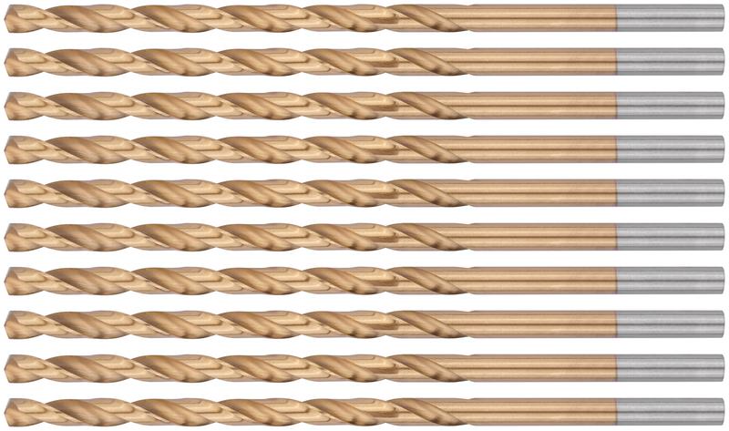 Сверло HSS по металлу удлиненные титановое покрытие 5.5х139мм (уп.10шт) FIT 34255