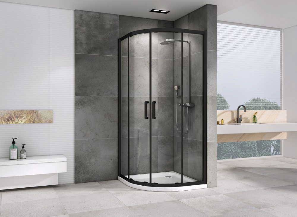 Душевой уголок ABBER Schwarzer Diamant AG01090B