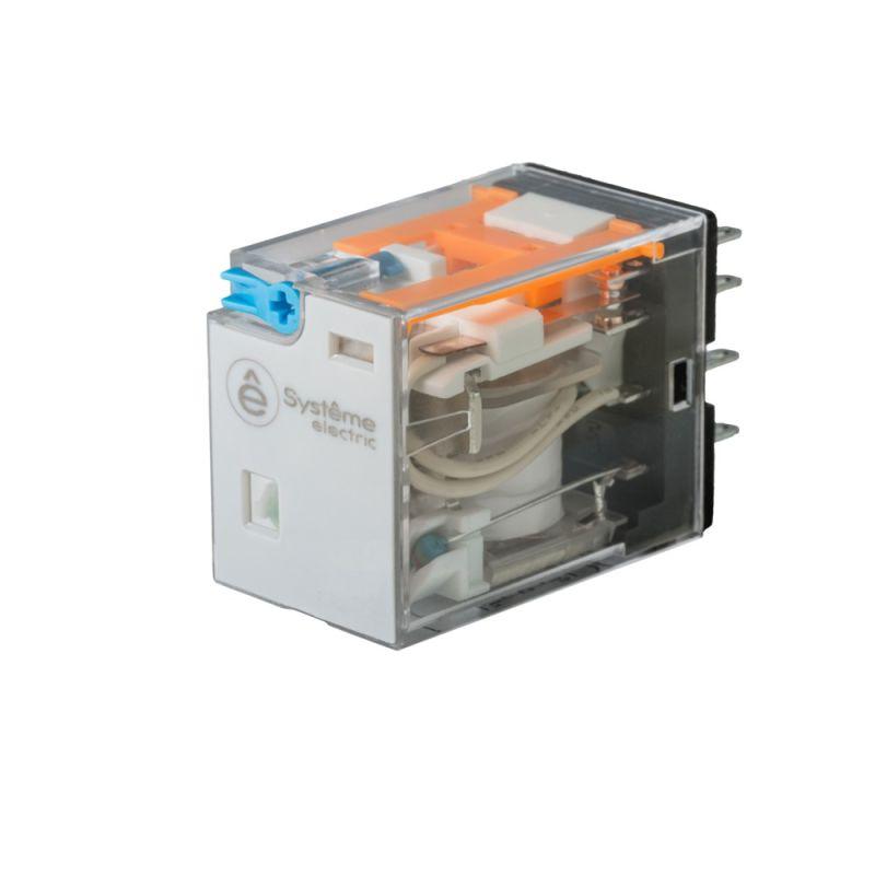 Реле 6А 4CO 12В DC тест кнопка LED SE SXM4AB2JD