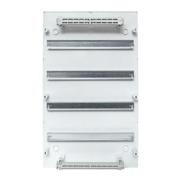 Щит распределительный навесной Unix 4х18мод. IP41 бел. дверь PROxima EKF ux-4x18-nw