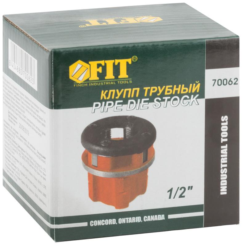 Клупп трубный Профи 1/2дюйм черн. FIT 70062