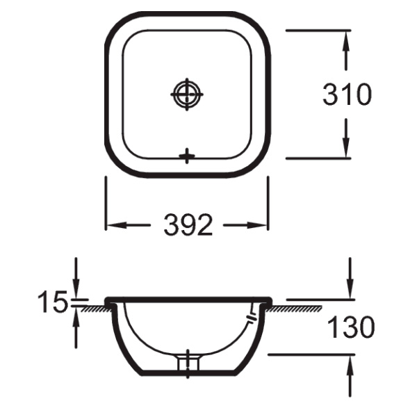 Раковина Jacob Delafon Vox EYF102-00 39 см