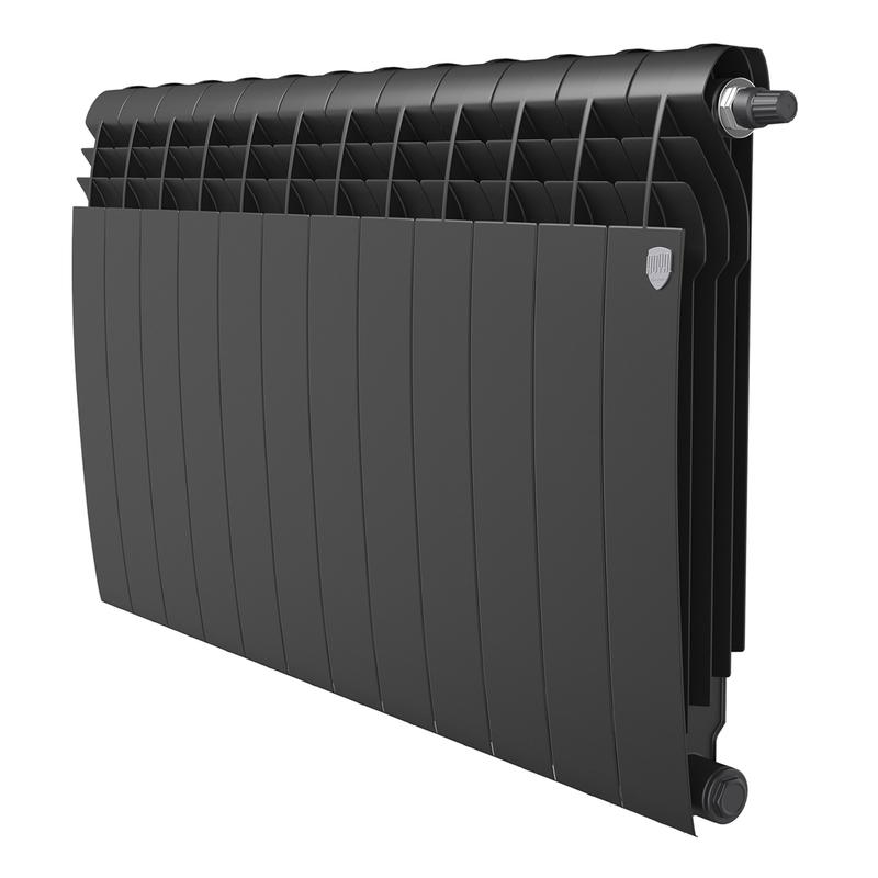 Радиатор BiLiner 500 VR80 12 секц. биметал. Noir Sable Royal Thermo НС-1506308