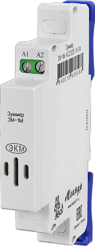 Зуммер модульный ЗМ-1М АС230В УХЛ4 сигнализация аварийного срабатывания. Меандр A8302-16938568