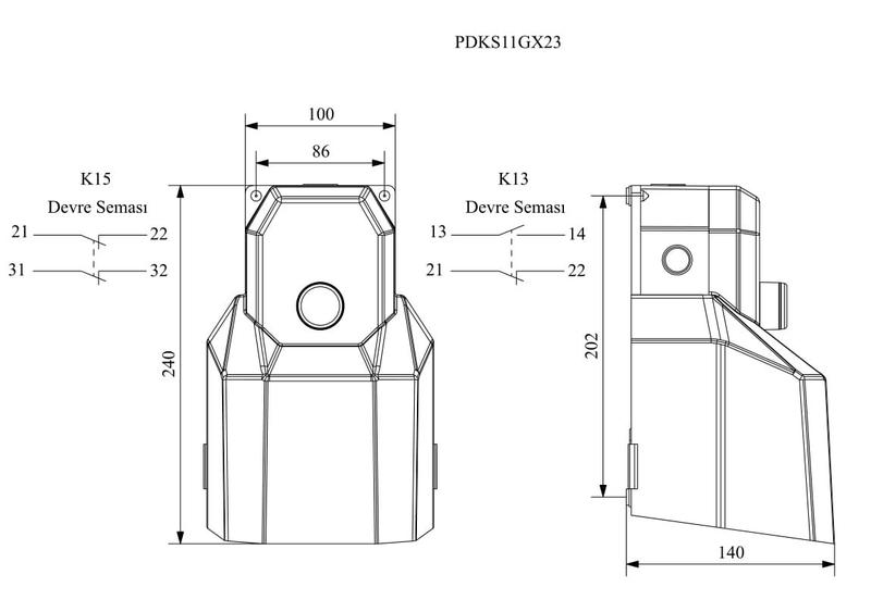 Педаль одиночная (1НО+1НЗ)+2НЗ 2 скорости с фиксацией с защитным кожухом (алюм.) сер. цвета (250В AC 4А) IP65 EMAS PDKS11GX23G