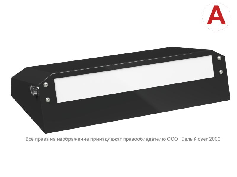 Светильник аварийный BS-CUSTOS-51-L1-INEXI 4000К Black Белый свет a32334