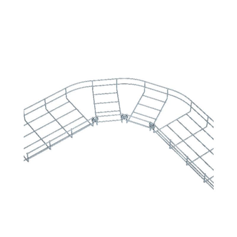 Лоток проволочный 200х60 L3000 сталь 4мм PL60-200-3000 оцинк. КМ LO0662