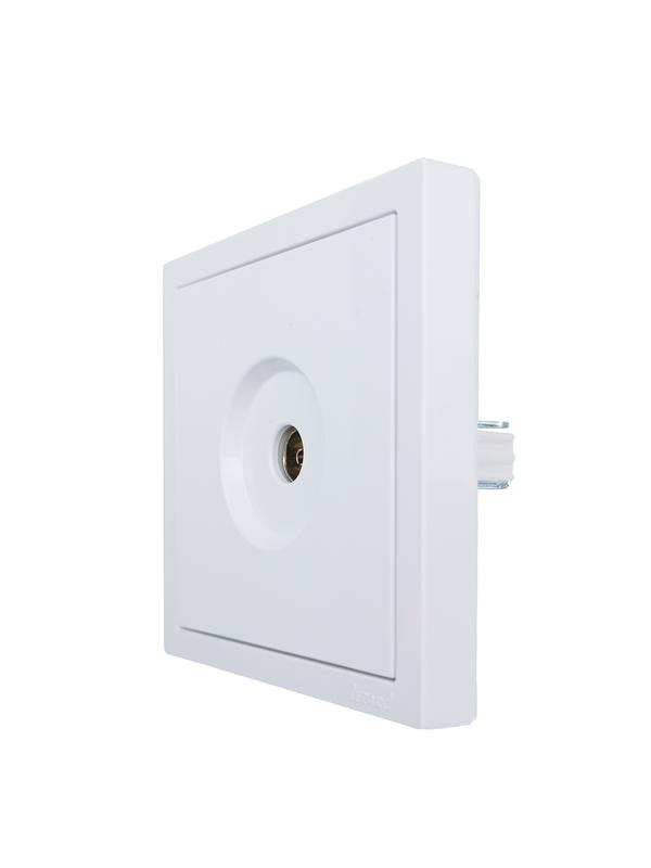 Розетка ТВ проходная СП ZIMA IP20 бел. LEZARD 704-0288-129