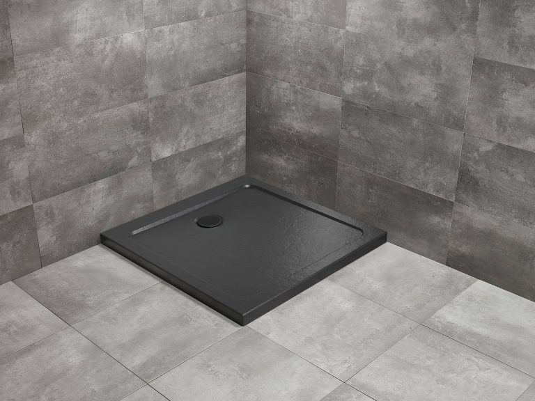 Душевой поддон Doros C 100x100 Stone Black