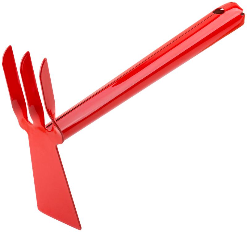 Мотыжка комбинированная цельнометаллическая 3 зуба трапеция КУРС 76867