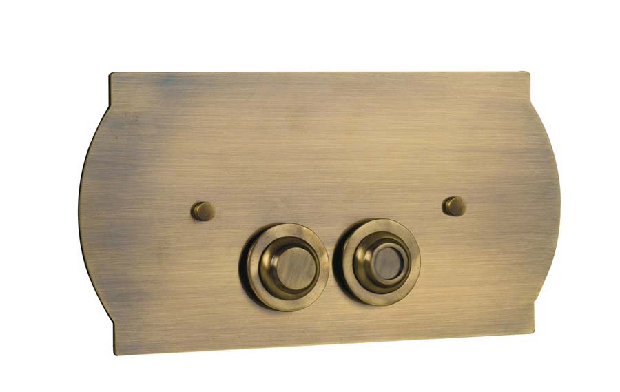 Кнопка для инсталляции, латунь BRONZE