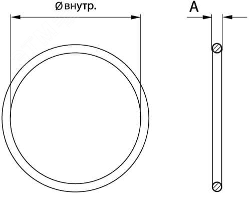 Кольцо уплотнительное DN 7 мм
