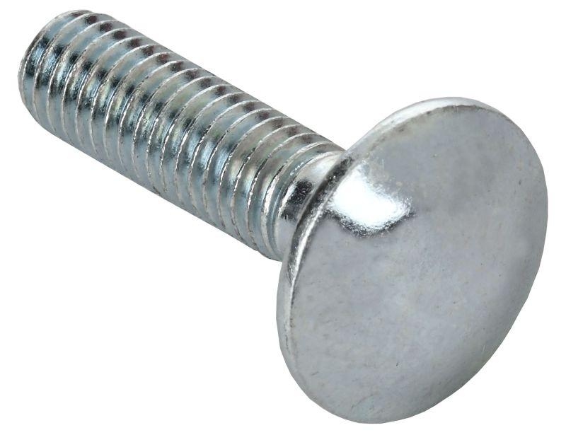 Болт с полусферической головкой и квадрат. подголовн.DIN 603 М8х120 HDZ (уп.30шт) IEK CMZ10-BPL-8-120-HDZ