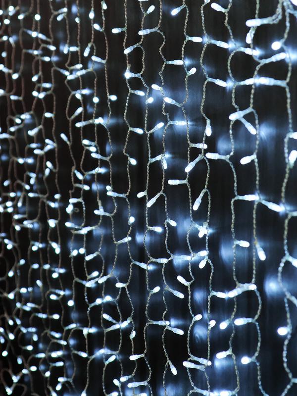 Гирлянда "Занавес" OLDCL625-TW-E 625LED бел. 2.5х1.5м IP44 соединяемая SHLights 4607144111539