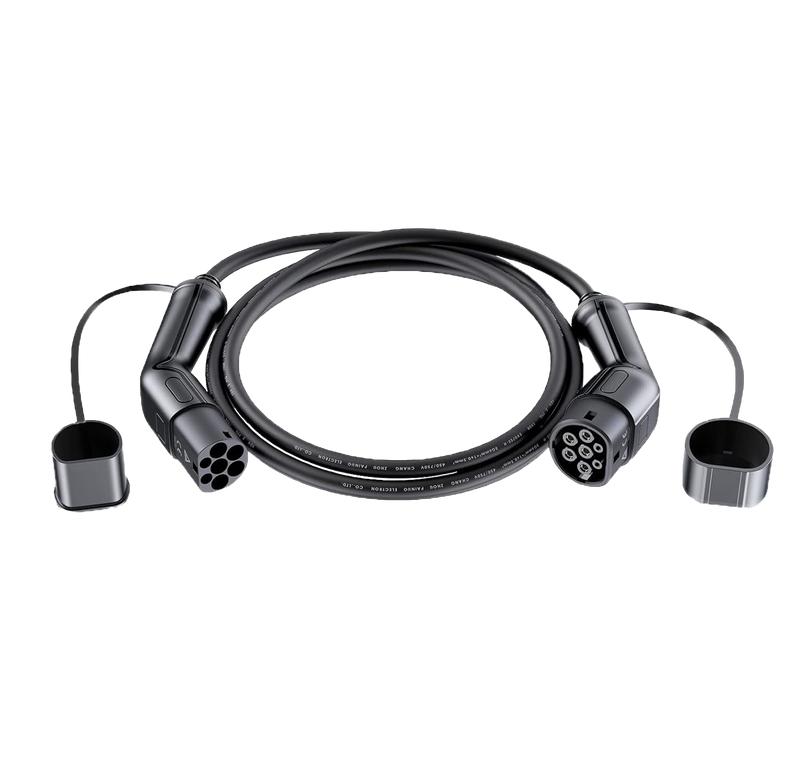 Кабель TPU для ЭЗС с коннекторами Type2 в розетку и GBT в автомобиль длина 5м 400В 22кВт 32А SmartWatt 4512020470010