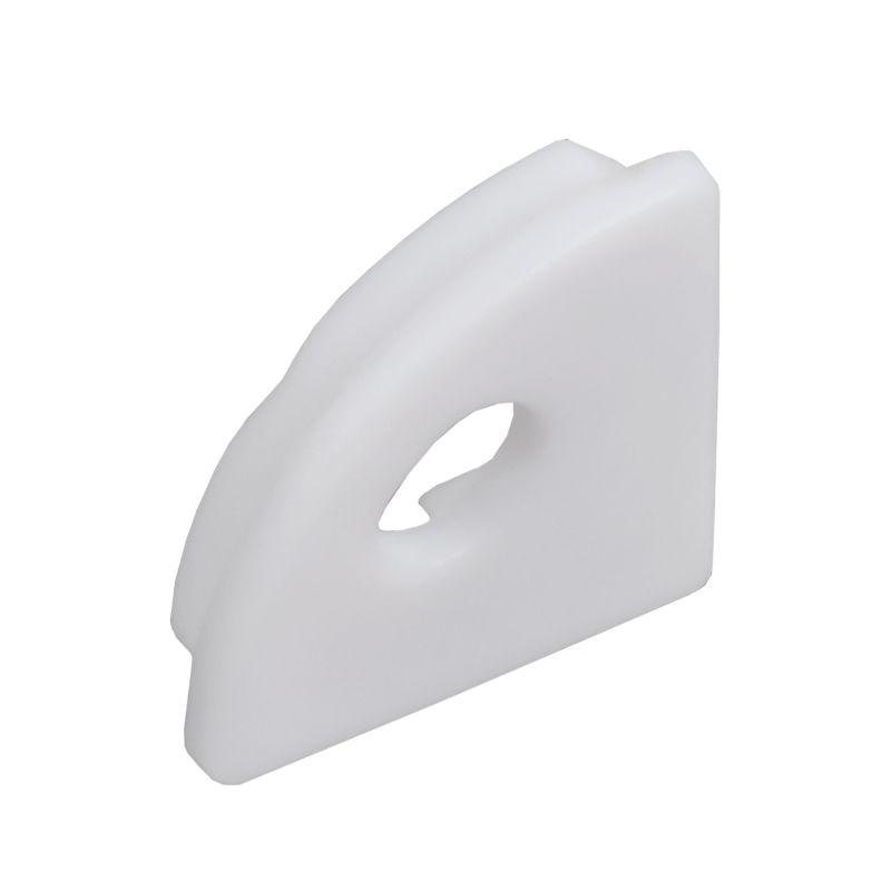 Профиль накладной угловой для светодиод. ленты 1616 L2000 комплект аксессуаров опал алюм. IEK LSADD1616-SET1-2-N3-1-12