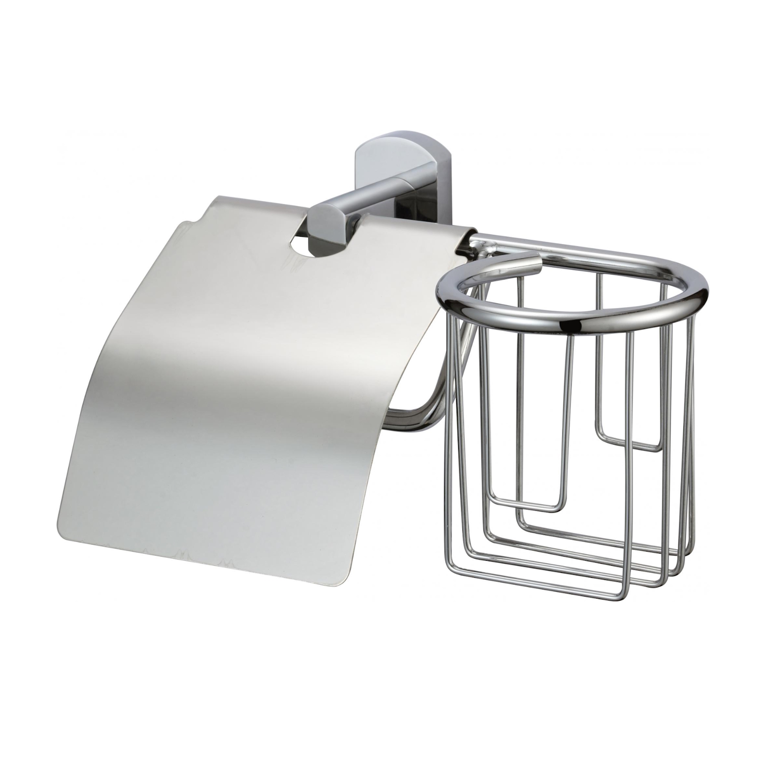 Держатель для туалетной бумаги и освежителя Savol S-L09951, хром