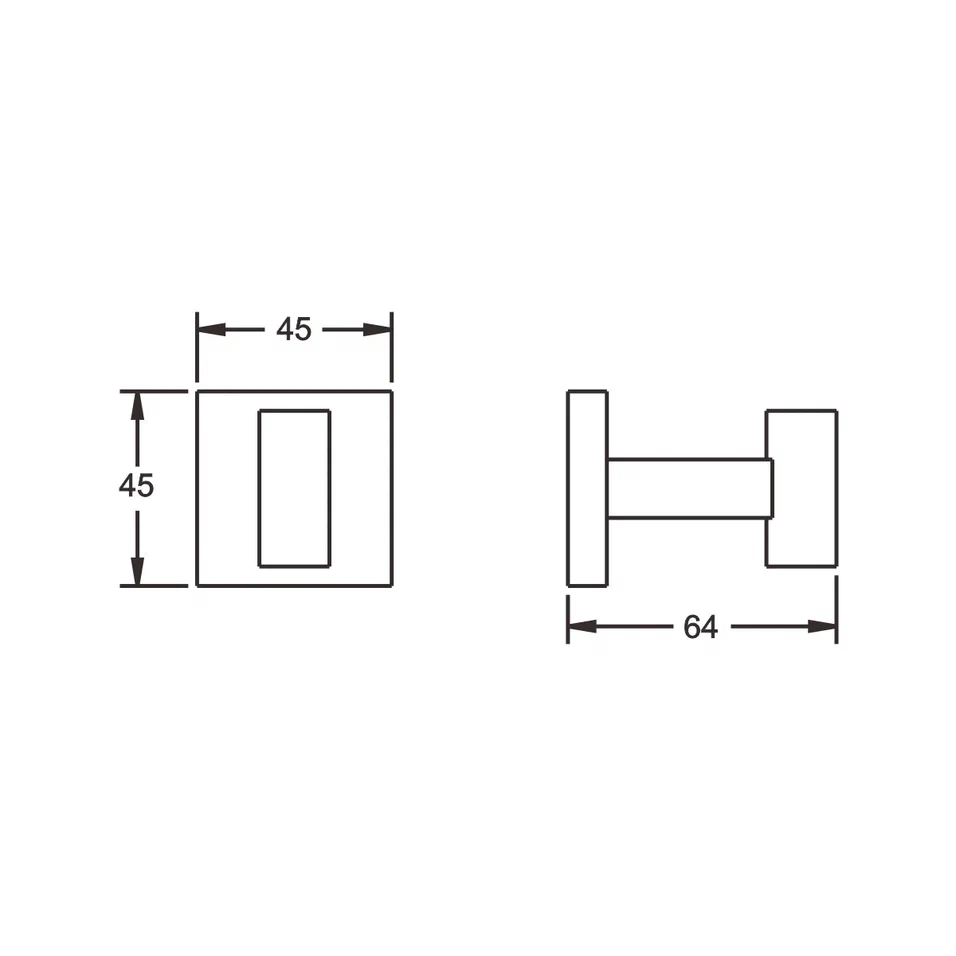 Крючок для ванной комнаты Rose RG3011H, золото/черный