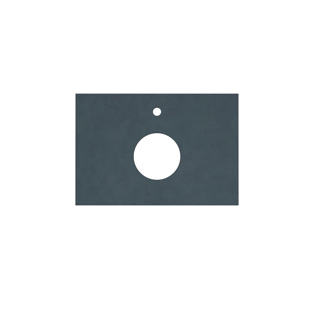 Спец. изделие декоративное из керамогранита Про Чементо 70x48, синий тёмный матовый