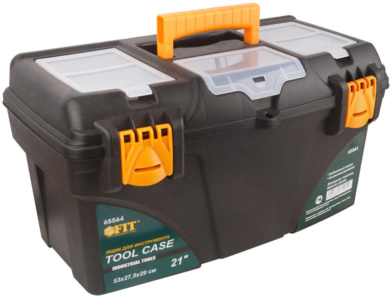 Ящик для инструмента пластиковый 21дюйм ( 530х275х290мм ) FIT 65564