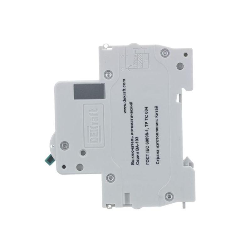 Выключатель автоматический модульный 1п C 6А 6кА ВА-103 DEKraft 12269DEK