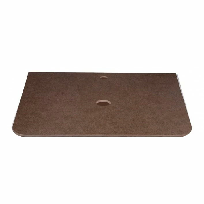 Столешница керамогранит под тумбу "Атлантика 60" MI03, цвет бежевый тёмный