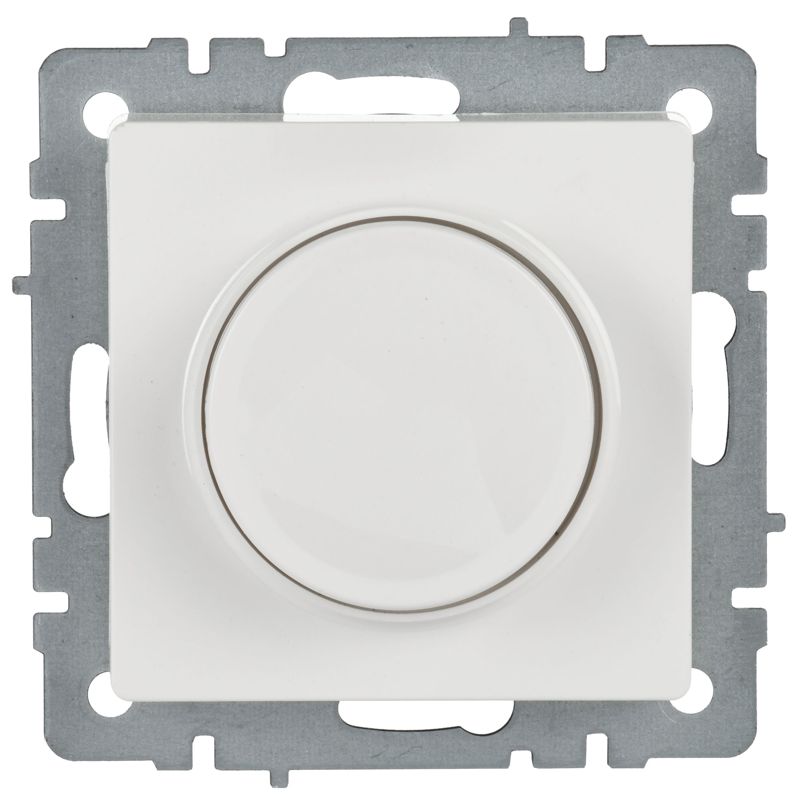 Светорегулятор СП BRITE пов-наж. 600Вт СС10-1-0-БрБ механизм бел. IEK BR-D20-0600-K01