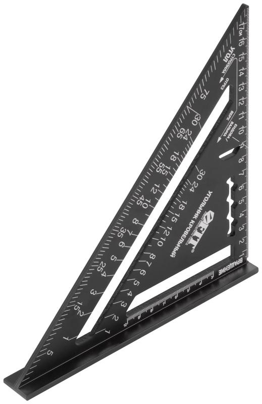 Угольник кровельный цельнометаллический профи 180х180мм FIT 19273