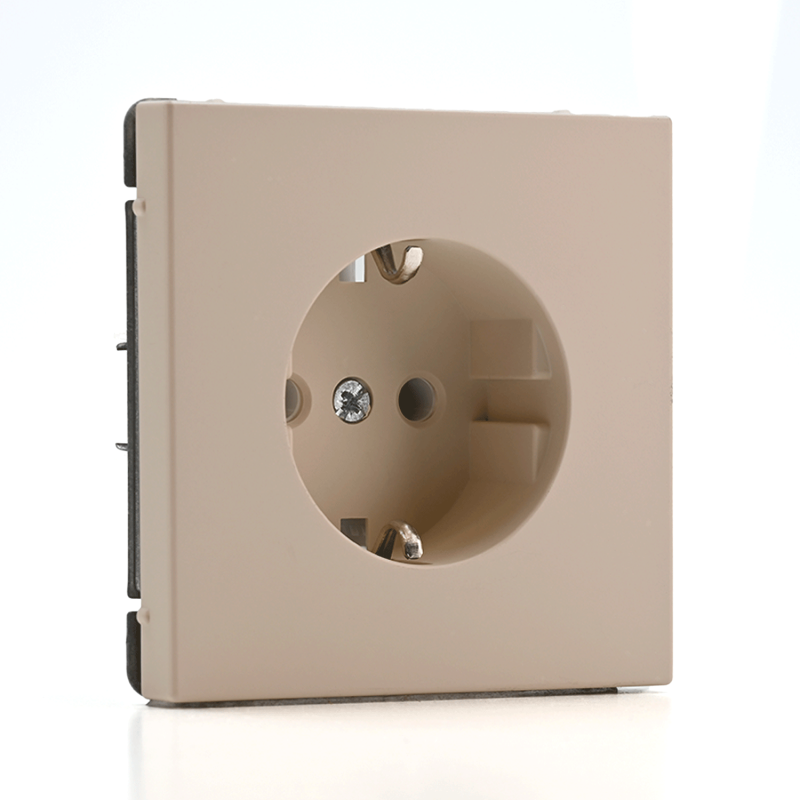 Розетка ArtGallery 16А с заземл. быстрозажим. клем. механизм песочн. SE GAL001243S