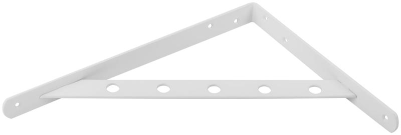 Уголок-кронштейн усиленный 300х225мм бел. КУРС 66107