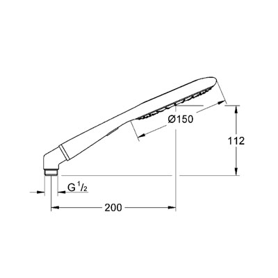 Душевая лейка Grohe Rainshower Icon 27628000