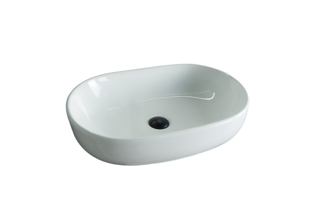 Раковина Gid N9026a 51112 накладная белая 60x40x15