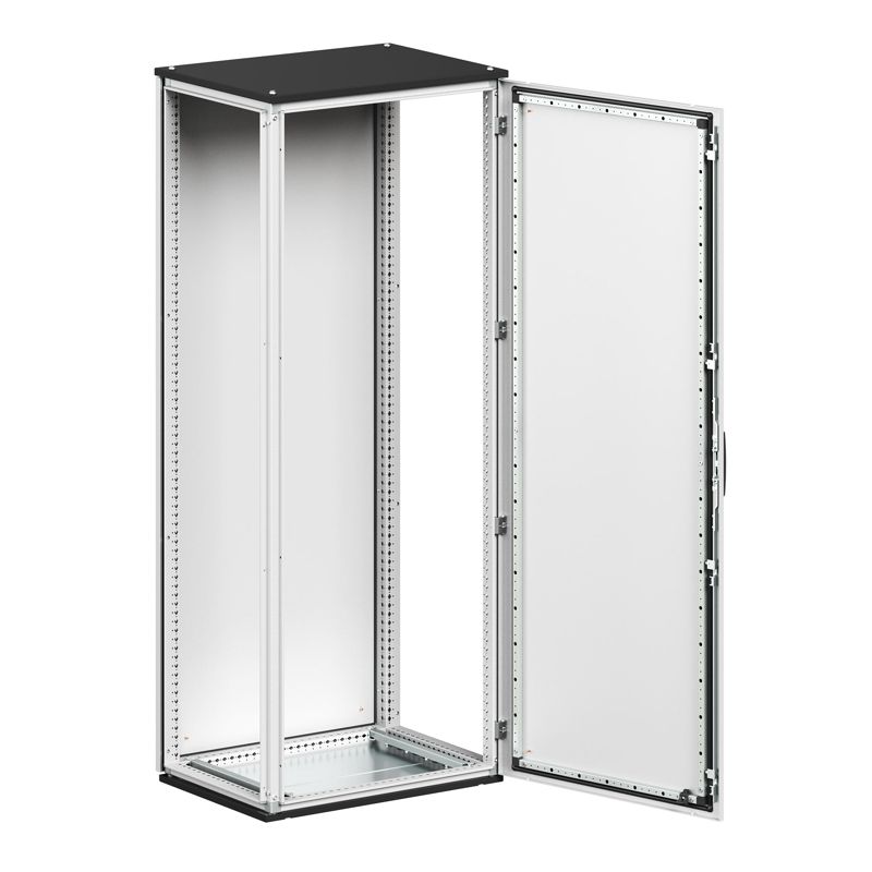 Комплект напольного корпуса CQE N 1800х600х800мм с одностворчат. дверью и с задн. панелью RAM block DKC R5CQEN1868