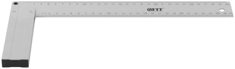 Угольник столярный литой профи 300мм алюм. FIT 19553